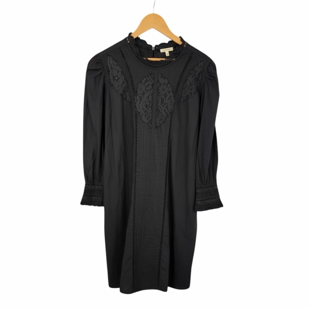 NWT FARM Rio Festival Dasha Tunic Dress Black Bohemian Lace Boho Mini - Picture 3 of 6